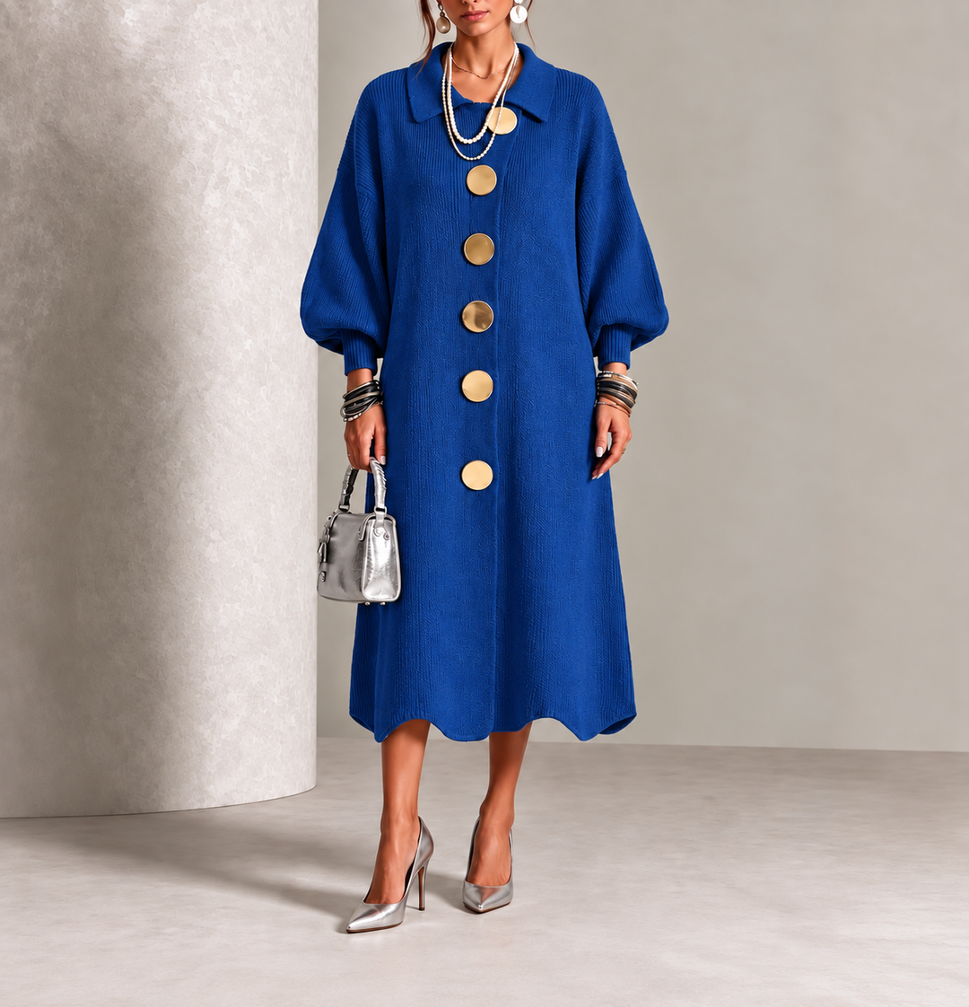 Sienna | Long Sleeve Button-Down Dress