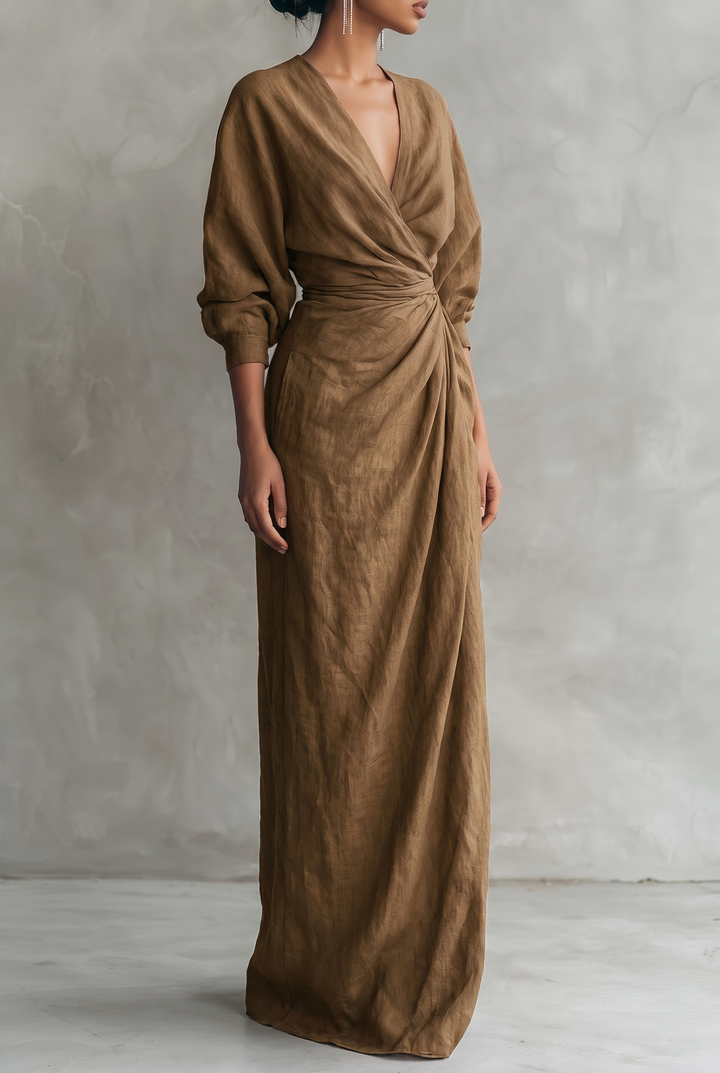 Denise | V-Neck Maxi Dress