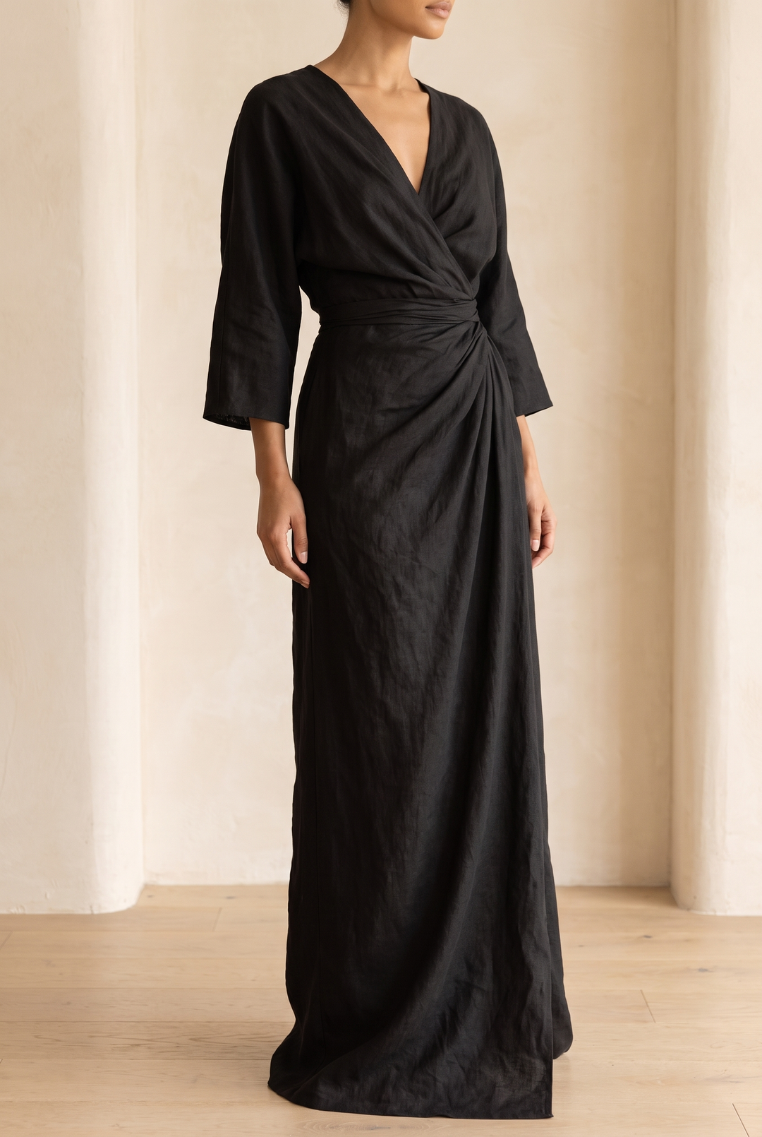 Denise | V-Neck Maxi Dress