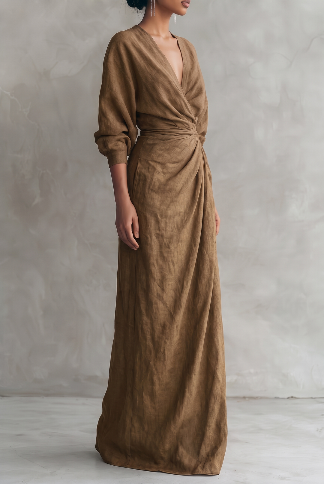 Denise | V-Neck Maxi Dress