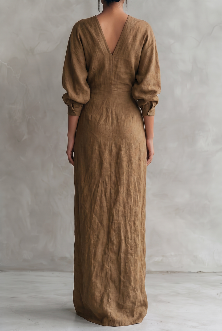 Denise | V-Neck Maxi Dress