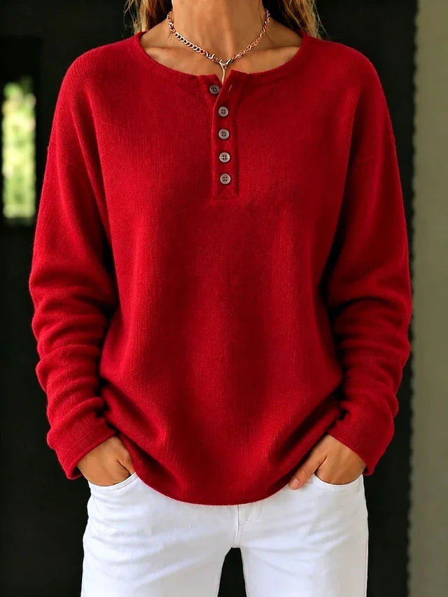 Victoria™ | Women's Knitted Ribbed Sweater