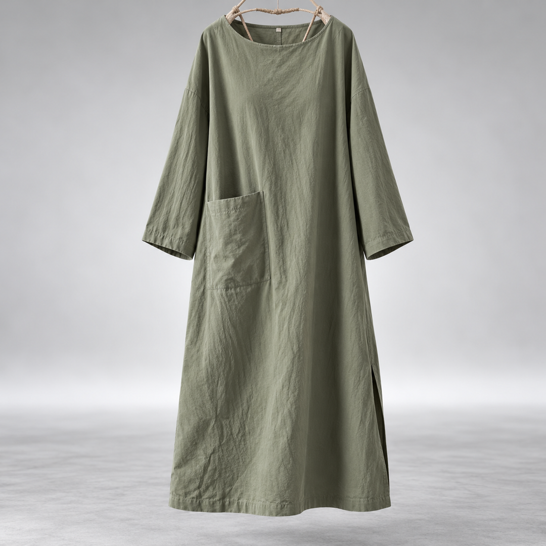 Marlowe™ | Relaxed Pocket Midi Dress
