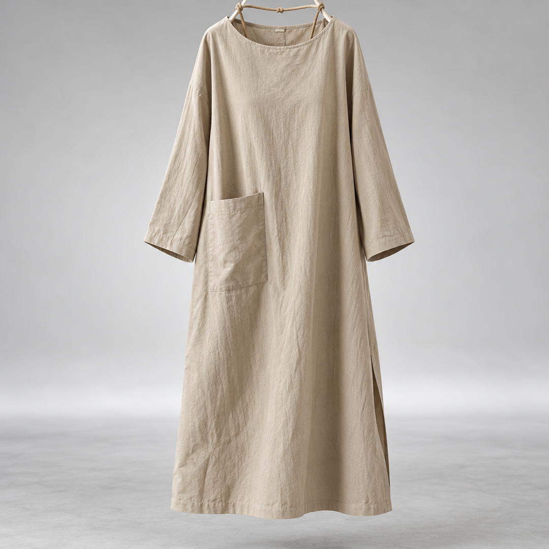 Marlowe™ | Relaxed Pocket Midi Dress