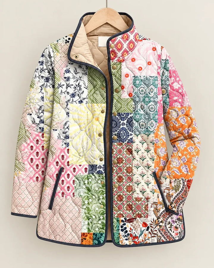 Morgana | Quilted Heritage Patchwork Jacket