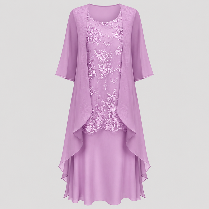 Lumi | Chiffon Two-Piece Dress
