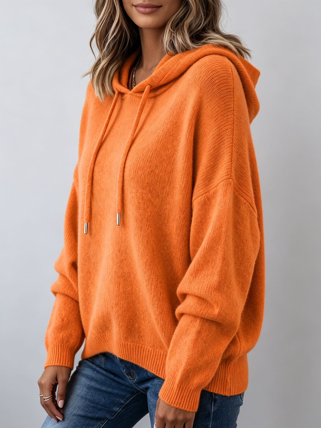 Nancy | Cozy Relaxed Knit Hoodie