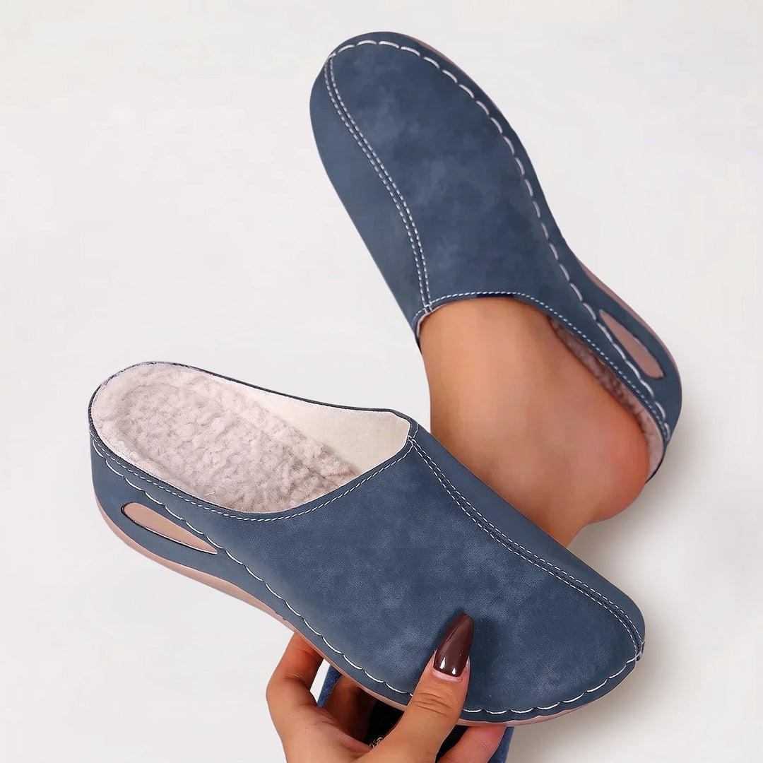 Colleen | Warm Lined Orthopedic Slippers