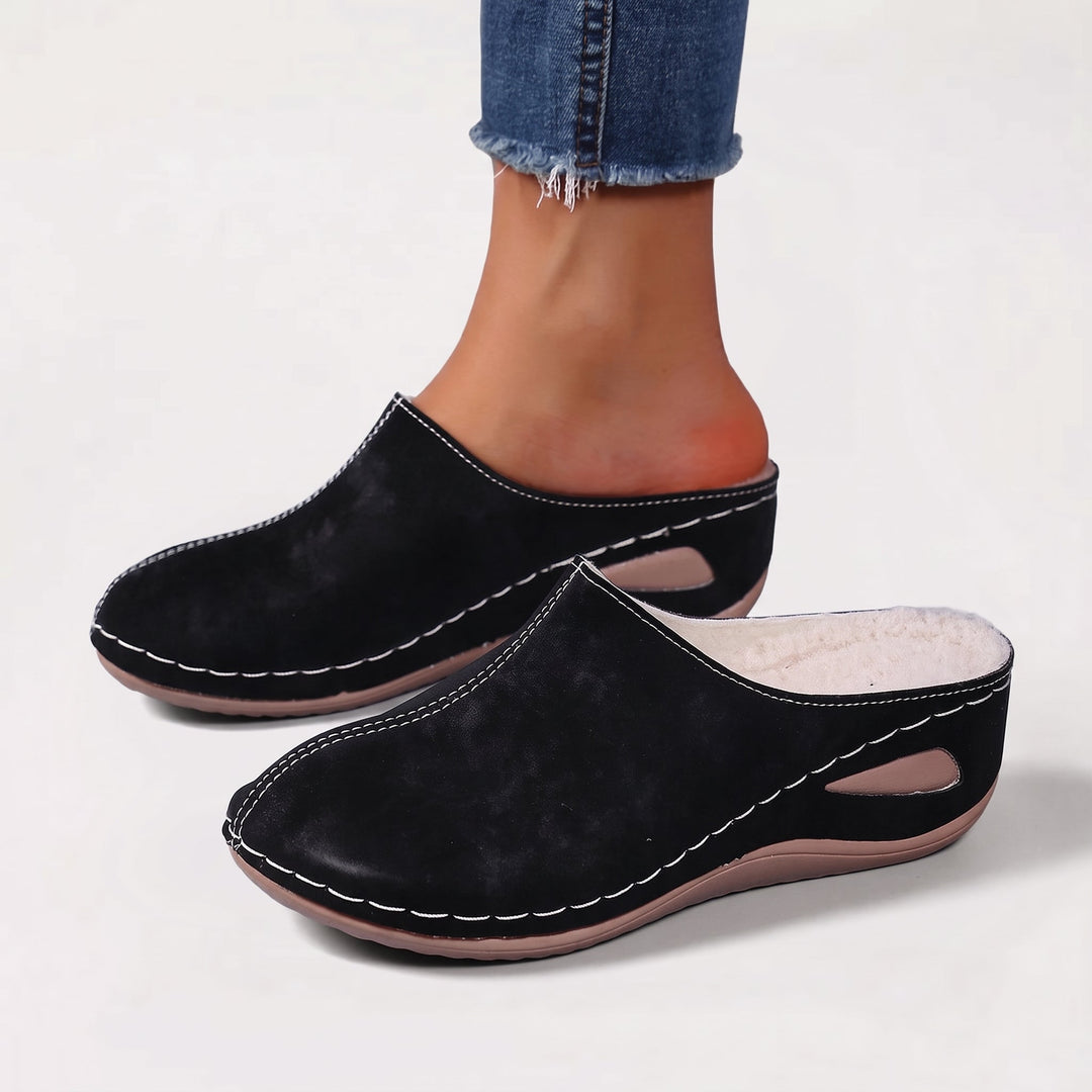 Colleen | Warm Lined Orthopedic Slippers
