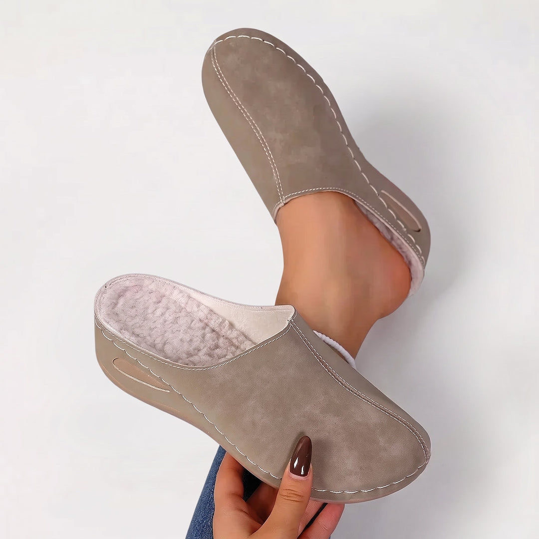 Colleen | Warm Lined Orthopedic Slippers