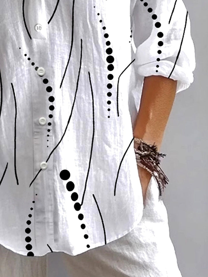 Kristen | Artistic Everyday Comfort Button Blouse